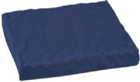 Mabis 513-8025-2400 Convoluted Polyfoam Wheelchair Cushion, 16” x 18” x 3”, Navy, Offers soft, even support for maximum comfort and weight distribution, Constructed of highly resilient convoluted polyurethane foam, Removable, machine washable, Navy polyester/cotton cover, Foam meets CAL #117 requirements (513-8025-2400 51380252400 5138025-2400 513-80252400 513 8025 2400) 