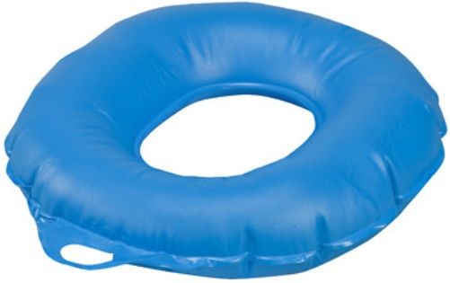 Mabis 513-8019-0000 16 Inflatable Vinyl Ring, Offers a unique, easy inflation Roberts-style valve and inflates/deflates to desired comfort leve, Conforms to body contours, Easily wipes clean, Folds compactly for storage and travel, Convenient built-in carrying handle, Made of 20-gauge heavy-duty vinyl, Weight capacity 200 lbs. (513-8019-0000 51380190000 5138019-0000 513-80190000 513 8019 0000)