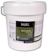 Liquitex 5136 Matte Medium, 1 Gallon; Creates a matte, non-reflecting finish when added to acrylic colors; Mix into any acrylic paint to increase transparency and extend color, increase matte sheen, increase film integrity, ease flow of paint and add flexibility and adhesion of paint film; Opaque when wet, translucent when dry; Dimensions 7.87" x 8.66" x 7.87"; Weight 8.91 lbs; UPC 094376923889 (LIQUITEX5136 LIQUITEX 5136 LIQUITEX-5136) 