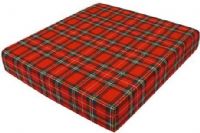 Duro-Med 513-7505-9910 S Poly/Cotton Covered Latex Wheelchair Cushion, Size 3" x 16" x 18", Plaid (51375059910 S 513 7505 9910 S 51375059910 513 7505 9910 513-7505-9910) 