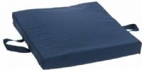 Duro-Med 513-7631-2400 S Gel/Foam Flotation Cushion with Navy Poly/Cotton Cover, Size 16" x 18" x 2", Reversible for ultimate comfort, Navy (51376312400 S 513 7631 2400 S 51376312400 513 7631 2400 513-7631-2400) 