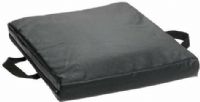 Duro-Med 513-7640-0200 S Gel/Foam Flotation Cushion with Black Leatherette Waterproof, Flame-Retardant Cover, Size 16" x 18" x 2", Black (51376400200 S 513 7640 0200 S 51376400200 513 7640 0200 513-7640-0200) 