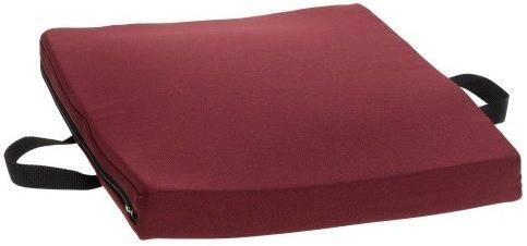 Duro-Med 513-7641-0700 S Gel/Foam Flotation Cushion with Burgundy Polyester Knit Cover, Burgundy (51376410700 S 513 7641 0700 S 51376410700 513 7641 0700 513-7641-0700)