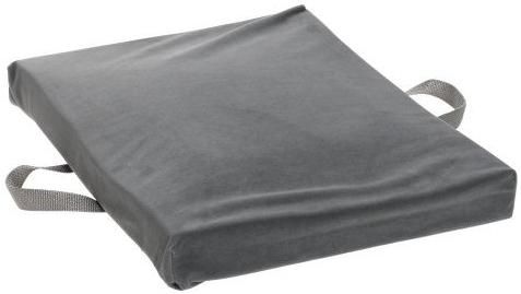 Duro-Med 513-7644-0300 S Gel/Foam Extra-Wide Flotation Cushion with Grey Velour, Size 16