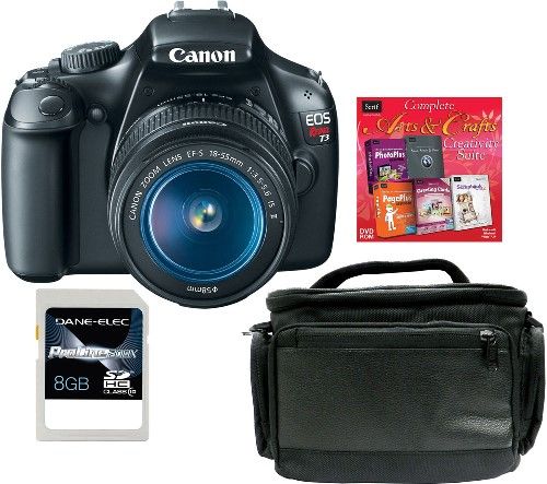 Canon 5157B002-4B-KIT EOS Rebel T3 18-55mm IS II Digital Camera with ...