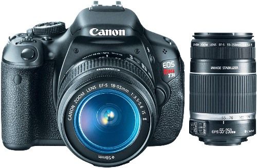 Canon 5169B003L1-KIT EOS Rebel T3i 18-55mm IS II Digital Camera with EF-S 55-250mm f/4-5.6 IS II Telephoto Zoom, 18.0 Megapixel CMOS (APS-C) sensor and DIGIC 4 Image Processor for high image quality and speed, 3.7 fps continuous shooting up to approximately 34 JPEGs or approximately 6 RAW, UPC 837654976210 (5169B003L1KIT 5169B003-L1-KIT 5169B003 L1-KIT 5169B003-L1KIT)
