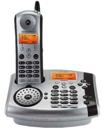 Motorola 51878000100 model MD791 5.8GHz Digital Expandable Cordless Phone, Caller ID with Visual Call Waiting; Digital Answering Machine; Answering Machine Access from Handset (51878000100 MD781 MD-781 MD 781)