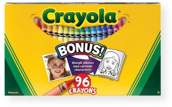 Crayola 52-0096 Original Crayons 96 Color; Classic art tool that generations have grown up with; Designed with a focus on color, smoothness, and durability; Non toxic; True hues and intense brightness in a huge variety of colors; Includes 96 different crayon colors; Perfect art tool for arts, crafts and creative fun; UPC 071662000967 (52-0096 520096 CRAYOLA520096 CRAYOLA-520096 CRAYOLA-52-0096 CRAYOLA52-0096)