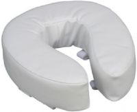 Mabis 520-1247-1900 4” Vinyl Cushion Toilet Seat, Easily fits most standard size toilet seats, Comfortable foam padding helps minimize pressure points, Raises the toilet seat height by 4”, Easily attaches to seat with hook and loop straps, Constructed of foam padding upholstered in vinyl (520-1247-1900 52012471900 5201247-1900 520-12471900 520 1247 1900) 