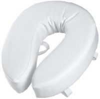 Duro-Med 520-1247-1900 S Vinyl Toilet 4" Seat Cushion, White (52012471900S 520 1247 1900 S 520-1247-1900 52012471900) 