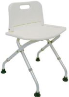 Mabis 522-1708-1900 Folding Shower Seat with Backrest, Plastic shower seat folds conveniently and compactly for travel or storage, Blow-molded plastic shower seat with backrest and molded handholds is designed for long lasting durability (522-1708-1900 52217081900 5221708-1900 522-17081900 522 1708 1900) 