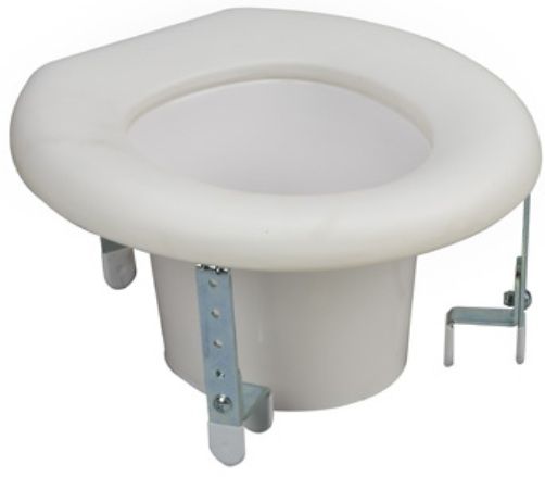 Mabis 522-1507-1900 Universal Plastic Raised Toilet Seat, Complete one-piece design with full plastic splash guard features four Duro-Coat bracket guards to help protect bowl and keep seat securely in place (522-1507-1900 52215071900 5221507-1900 522-15071900 522 1507 1900)