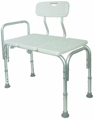 Duro-Med 522-1721-1999 S Deluxe Transfer Bench, Durable, high-density blow-molded seat and backrest with drain (52217211999 S 522 1721 1999 S 52217211999 522 1721 1999 522-1721-1999)