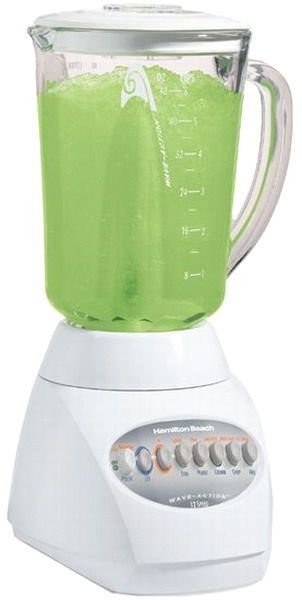 Hamilton Beach 52284WV, Wave Power 12 Speed Blender, 550 Watts of power for perfect shakes, smoothies and icy drinks, Stainless steel ice sabre blades (52284-WV 52284 52284W 52284-W)