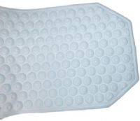 Mabis 523-1740-1900 Bath Mat, 15-3/4” x 41”, Helps reduce the risk of falling down or sliding while bathing and provides cushioned softness for comfort and safety, Slip-resistant suction cups anchor mats to tub or shower surface, White vinyl resists dirt, mildew, fading and peeling, Made of white vinyl (523-1740-1900 52317401900 5231740-1900 523-17401900 523 1740 1900) 