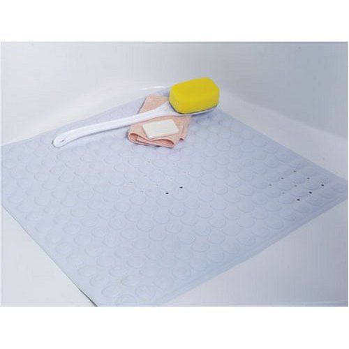 Duro-Med 523-1742-1900 S No Skid Bath and Shower Mat, White (52317421900S 523-1742-1900S 52317421900 523-1742-1900 523 1742 1900)