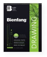 Bienfang 523WB-230 Raritan Drawing Paper Pad 11" x 14"; Versatile, 70 lb, heavyweight paper with a medium surface texture; Great tooth for subtle color and shade effects; Excellent with pencil, charcoal, and pastel, very good with markers, pen and ink, and wet media; Can also be used for some applications of airbrush and light washes; Spiral bound; Acid-free; 30-sheet pads; 11" x 14"; UPC 079946342307 (BIENFANG523WB230 BIENFANG-523WB230 BIENFANG/523WB/230 BIENFANG/523WB230 523WB230 ARTWORK) 
