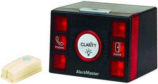 Clarity 52511.000 Model AL11 AlertMaster Visual Alert System, Easy to Use and easy to see, because of the simplified design, hassle-free installation and large backlit icons, Large, brightly lit icons and lights are sized and positioned for optimum visibility from all sides, Flashes a connected lamp with a built in lamp flasher for added notification, UPC 017229133198 (52511000 52511-000 52511 000 AL-11 AL 11)