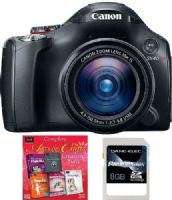 Canon 5251B001-3A-KIT PowerShot SX40 HS Digital Camera with with 8GB SDHC Memory Card and Complete Arts & Crafts Creativity Suite Software, 2.7-inch TFT Color Vari-angle LCD with wide viewing angle, 12.1 Megapixel CMOS sensor combined with the new DIGIC 5 Image Processor, Focal Length 4.3 (W) - 150.5 (T) mm, UPC 091037251701 (5251B0013AKIT 5251B0013A-KIT 5251B001-3AKIT 5251B001 3A-KIT) 