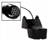 Furuno 525T-PWD Plastic Transom Mount Transducer with Temp; 600 Watts; 50/200 kHz; 40/10 degree Beam Angles; Plastic Transom Mount with Temperature; 30 Foot Cable with 10-Pin Connector; Shipping Information: 5 lbs, 1 Carton, 12x9x6; UPC 611679275967 (525TPWD 525T-PWD) 