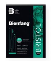 Bienfang 527K-130 11 x 14 Vellum Finish White Drawing Bristol Board Pads; A heavyweight, recycled, white drawing surface; 146 lb weight paper; Acid-free to resist yellowing and aging; Both surface textures are excellent with pencil, pen and ink, and very good with markers and light washes; Vellum finish maintains true color; Smooth finish does not feather or bleed; 20-sheet pads; UPC 079946527308 (BIENFANG527K130 BIENFANG-527K130 BIENFANG-527K-130 BIENFANG/527K130 527K130 DRAWING ARTWORK) 