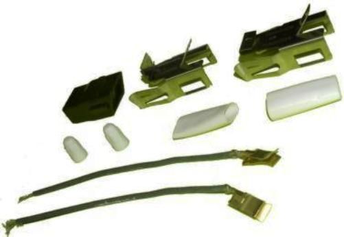 Frigidaire 5303935058 Universal Surface Burner Terminal Block Kit with interchangeable mounting brackets, wire nuts, heat shrink protective tubing and wires (5303935058 530-3935058 5303935-058) 
