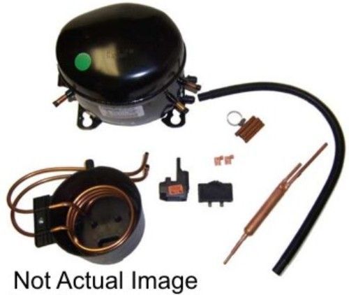 Frigidaire 5304443773 Refrigerator Compressor Kit, Includes the compressor, electrical components, guard assembly, pan kit, and a fan kit, Replaced 5304464373 5304429230 (530 4443773 5304443-773 53044 43773)