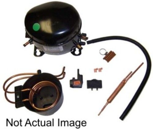Frigidaire 5304464373 Refrigerator Compressor Kit, Includes the compressor, electrical components, guard assembly, pan kit, and a fan kit, Replaced 5304443773 5304429230 (530-4464373 5304464-373 53044 64373)