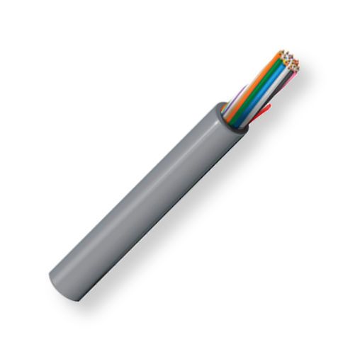BELDEN530BUE0081000, Model 530BUE; 18 AWG, 20-Conductor, Security and Sound Cable; Gray Color; Riser-CMR Rated; 20-18 AWG stranded Bare copper conductors; PVC insulation; PVC jacket with ripcord; UPC 612825158943 (BELDEN530BUE0081000 TRANSMISSION CONNECTIVITY WIRE AUDIO)