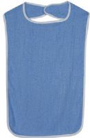 Mabis 532-6013-2400 Patient Protector, Navy, Easy on/off with back closure and hook and loop closure, Made of absorbent, durable terry cloth face, Machine washable, Approximate size 17-1/2" x 33-1/2", One dozen per package (532-6013-2400 53260132400 5326013-2400 532-60132400 532-6013 2400) 