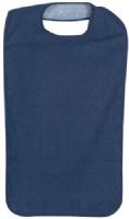Mabis 532-6014-2400 Clothing Protector, Navy, Easy to use hook and loop closure at neck area, Made of absorbent, durable terry cloth face and water resistant backing, Machine washable, Approximate size 17-1/4" x 32-1/2" (532-6014-2400 53260142400 5326014-2400 532-60142400 532 6014 2400) 