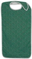 Mabis 532-6029-7100 Mealtime Protector, Fancy Green, Offers chest to lap protection, Easy to use hook and loop closure at neck area, Polyester cotton cover features waterproof barrier, Approximate size 17-3/4" x 36" (532-6029-7100 53260297100 5326029-7100 532-60297100 532 6029 7100) 