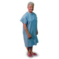 Duro-Med 532-8030-0139 Convalescent Gown with Snap Closure, Comfortable, large raglan sleeves, Blue (53280300139 S 532 8030 0139 S 53280300139 532 8030 0139 532-8030-0139) 