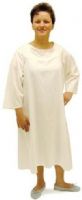 Duro-Med 532-8033-1900 S Long Sleeve White Flannel Gown with Tape Ties, White (53280331900 S 532 8033 1900 S 53280331900 532 8033 1900 532-8033-1900) 