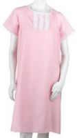 Duro-Med 532-8034-0900 S Embroidered Gown with Tape Ties, Comfortable, large raglan sleeves, Pink (53280340900 S 532 8034 0900 S 53280340900 532 8034 0900 532-8034-0900) 
