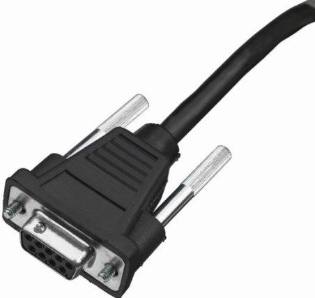 Honeywell 53-53000-3 RS232 2.9m (9.5') Coiled Cable, Black For use with MS7120, MS9520, MS9540 and MS9590 Barcode Scanners, DB9 female, 5V external power (53530003 5353000-3 53-530003)