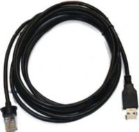 Honeywell 53-53809-N-3 USB 2.9m (9.5') Coiled Cable, Black For use with VoyagerGS 9590 Handheld General Purpose Laser Barcode Scanner, Type A, Host power (5353809N3 5353809-N3 53-53809N-3 53-53809 N-3) 