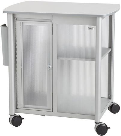 Safco 5377GR Impromptu Personal Mobile Storage Center, Gray; 200 lbs. Weight Capacity; Compartment Size 12