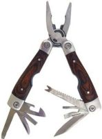 Premier 53908 Deluxe 21-In-1 Multi-Tool Set, Includes: Needle nose pliers, Regular pliers, Wire cutters, 1/4" Nut driver, 3 phillips screwdriver bits, 3 regular screwdriver bits, 3 standard allen wrench bits, Hardwire cutters, Serrated knife, Wood/bone saw, Metal/wood file, Can opener, Bottle opener, Small screwdriver, UPC 014409028199 (53-908 539-08) 