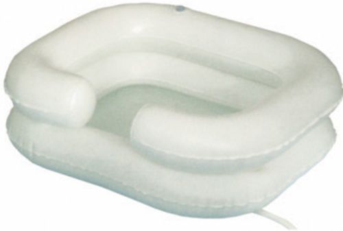 Mabis 540-8085-0000 Deluxe Inflatable Bed Shampooer, Ideal for bed-ridden patients or those with limited mobility, Comfortable and convenient, Extra deep basin is constructed of heavy-duty vinyl, Easy to inflate and clean, Includes 40 drain tube, Basin measures: 24w x 20l x 8d (540-8085-0000 54080850000 5408085-0000 540-80850000 540 8085 0000)