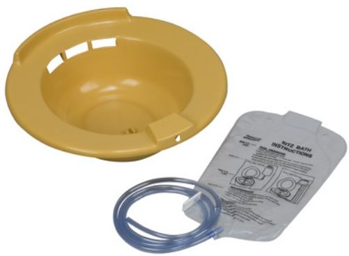 Mabis 540-8090-9501 Duro-Med Portable Bidet/Sitz Bath, Retail Box, Ideal for the treatment of hemorrhoids or other perineal conditions. Provides wide, contoured edges for maximum comfort and support (540-8090-9501 54080909501 5408090-9501 540-80909501 540 8090 9501)