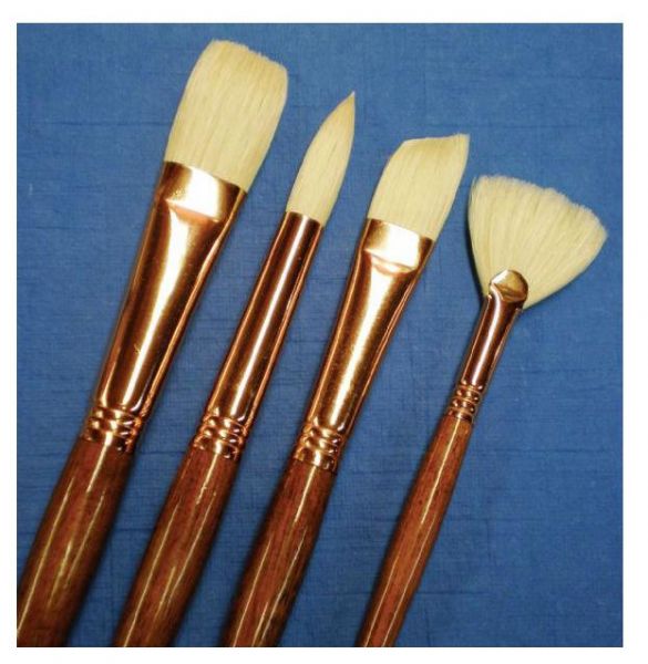 Princeton 5400FN-6 Best Refine Natural Bristle Oil and Acrylic Brush Fan 6; Bristles have a unique softer, richer feel; Features a hardwood stained handle, triple crimped copper plated ferrule and special shapes; Long handle; Exceptional value; Shipping Weight 0.12 lb; Shipping Dimensions 14.00 x 0.62 x 0.62 in; UPC 757063544179 (PRINCETON5400FN6 PRINCETON-5400FN6 PRINCETON-5400FN-6 PRINCETON/5400FN6 5400FN6 ARTWORK CRAFTS)