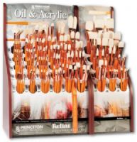 Princeton 5401D Best Refine Natural Bristel Oil Acrylic Brush Display; 202 assorted hardwood long handle brushes; Bristles have a unique softer, richer feel; Features a hardwood stained handle, triple crimped copper plated ferrule and special shapes; Long handle; Exceptional value; Dimensions 12.75" x 27.25" x 28.25"; Weight 60 Lbs (PRINCETON5401D PRINCETON 5401D 5401 D PRINCETON-5401D 5401-D) 