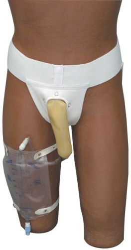 Mabis 541-7752-0000 Suspensory Male Urinal, Soft latex sheath snaps off for greater comfort and easy care (541-7752-0000 54177520000 5417752-0000 541-77520000 541 7752 0000)