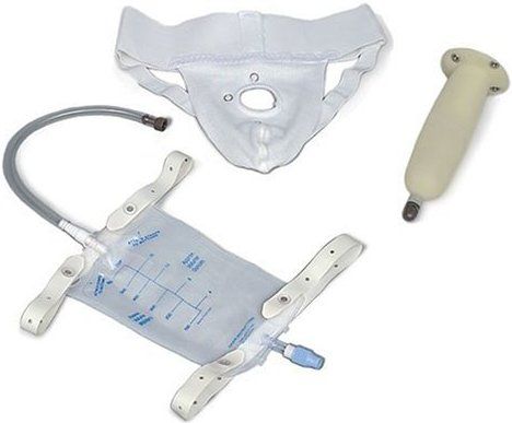 Duro-Med 541-7752-0000 S McGuire-Style Suspensory Male Urinal with Deluxe Waistband, Sheath and 20 oz. Leg Bag with Adjustable Latex Straps (54177520000S 541-7752-0000S 54177520000 541-7752-0000 541 7752 0000)