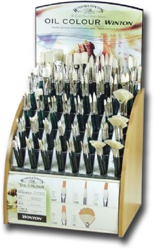 Winsor And Newton 5494967 Winton Brush Assortment; Best suited for oil but also suitable for acrylic; Interlocked stiff bristle for control of full-bodied color and durability; Fine quality and versatile; Long handle; Weight 20 Lbs; UPC WINSORANDNEWTON5494967 (WINSORANDNEWTON5494967 WINSORANDNEWTON 5494967 WINSOR AND NEWTON WINSORANDNEWTON-5494967 WINSOR-AND-NEWTON)