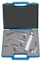 SunMed 5-5052-44 MacIntosh Blade American Profile Set, Blades made of 303/304 surgical stainless steel, High impact plastic case for ease of transport (5505244 5 5052 44) 