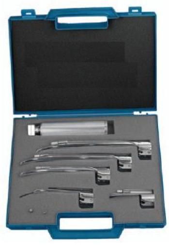 SunMed 5-5061-45 Miller English Profile Set, Blades made of 303/304 surgical stainless steel, High impact plastic case for ease of transport (5506145 5 5061 45)