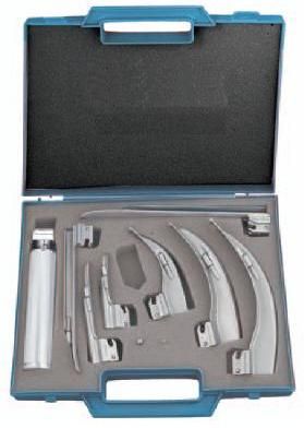 SunMed 5-5061-47 Macintosh/Miller Combo Set - English Profile, Blades made of 303/304 surgical stainless steel, High impact plastic case for ease of transport (5506147 5 5061 47)