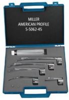 SunMed 5-5062-45 Miller American Profile Set, Blades made of 303/304 surgical stainless steel, High impact plastic case for ease of transport (5506245 5 5062 45) 